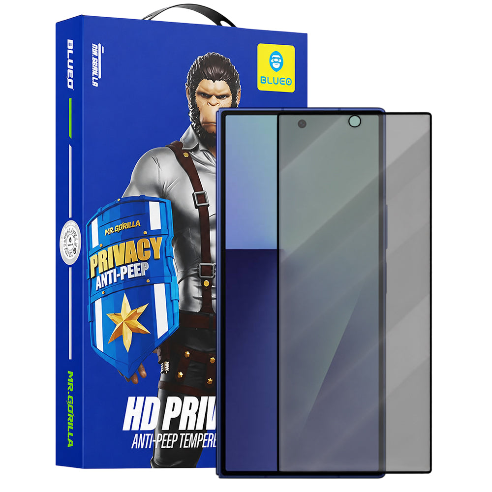 Blueo Anti-Peep Privacy Skärmskydd för Samsung Galaxy Z Fold8 Ultra F971 / Z Fold7 F966, Härdat Glas, Fullt Lim