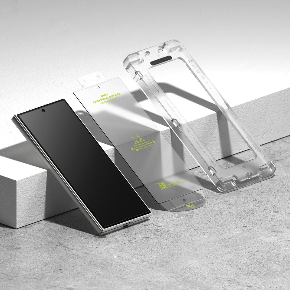 Skyddsfilm Ringke Easy Slide för Samsung Galaxy Z Fold7 F966, Härdat Glas, Full Lim, Set med 2 stycken