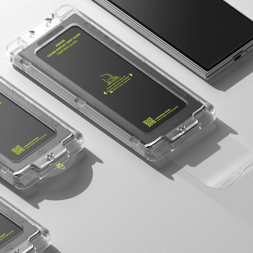 Skyddsfilm Ringke Easy Slide för Samsung Galaxy Z Fold7 F966, Härdat Glas, Full Lim, Set med 2 stycken