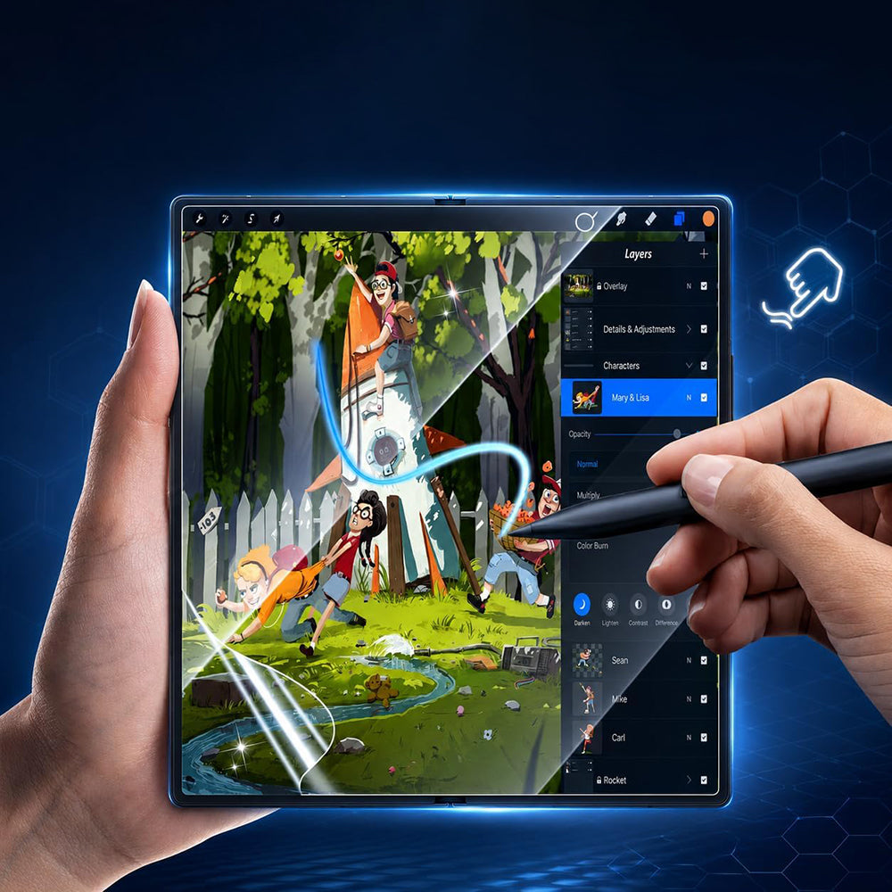 Blueo HD inre skärmskydd för Samsung Galaxy Z Fold8 F971, plast