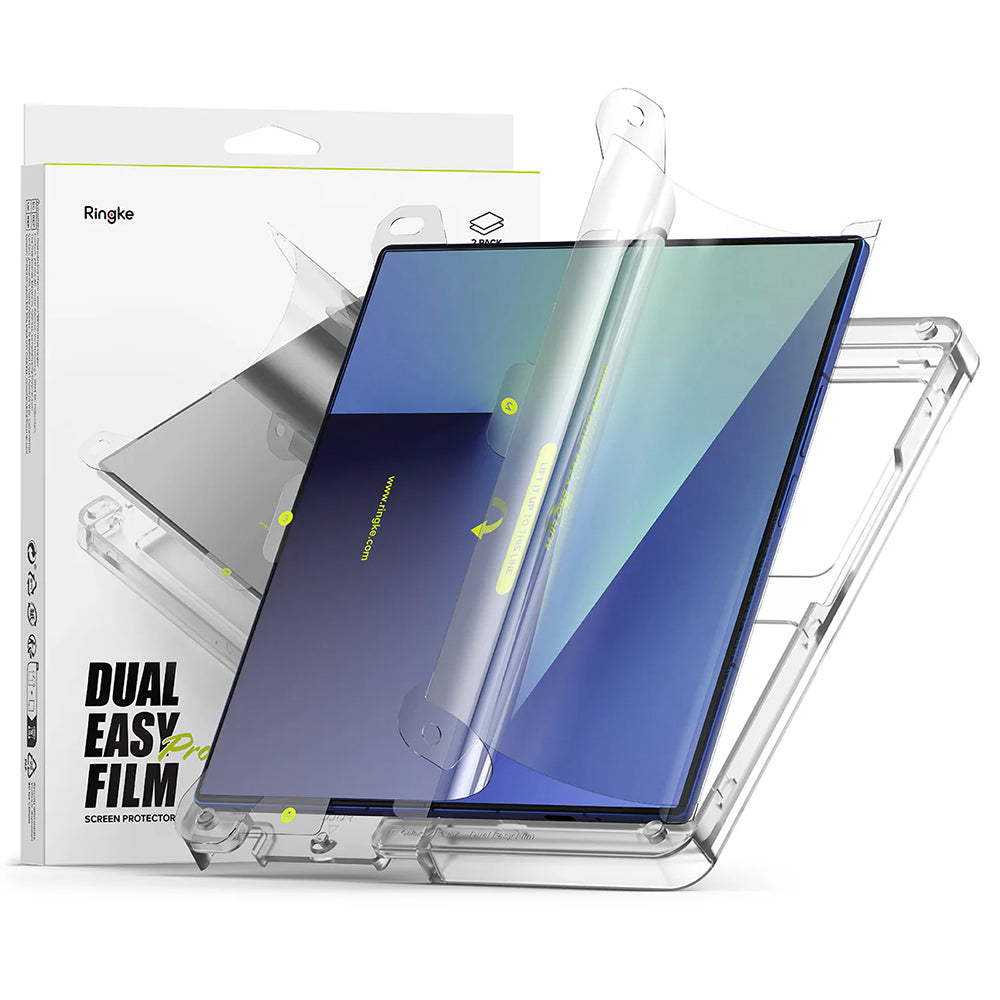 Skyddsplast för inre skärm Ringke Dual Easy Pro för Samsung Galaxy Z Fold7 F966, plast, set om 2 stycken