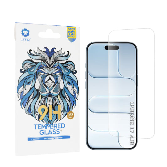 Skyddsfilm Lito Classic för Apple iPhone 17 Air, Härdat Glas, Full Glue, 2.5D