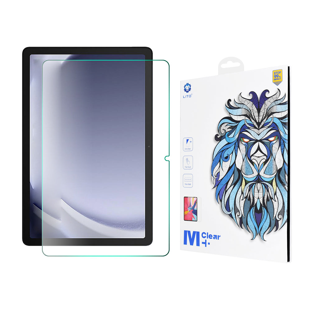 Lito Classic Screen Protector Film for Samsung Galaxy Tab A11+ / Tab A9+, Tempered Glass, Full Glue, 2.5D