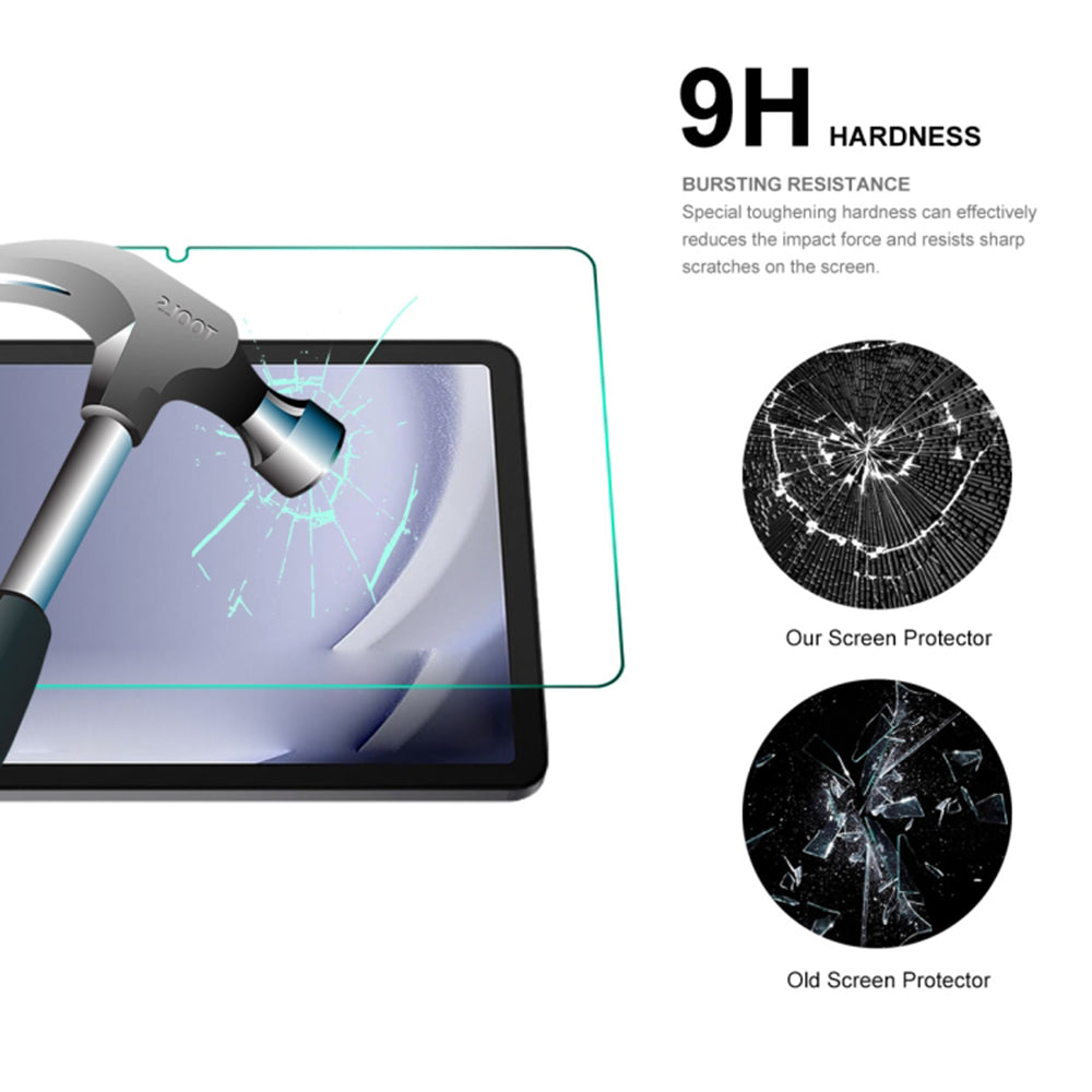 Lito Classic Screen Protector Film for Samsung Galaxy Tab A11+ / Tab A9+, Tempered Glass, Full Glue, 2.5D