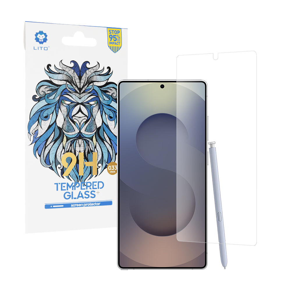 Lito Classic Ultra Thin Screen Protector for Samsung Galaxy S25 Ultra S938, Tempered Glass, Full Glue, 2.5D