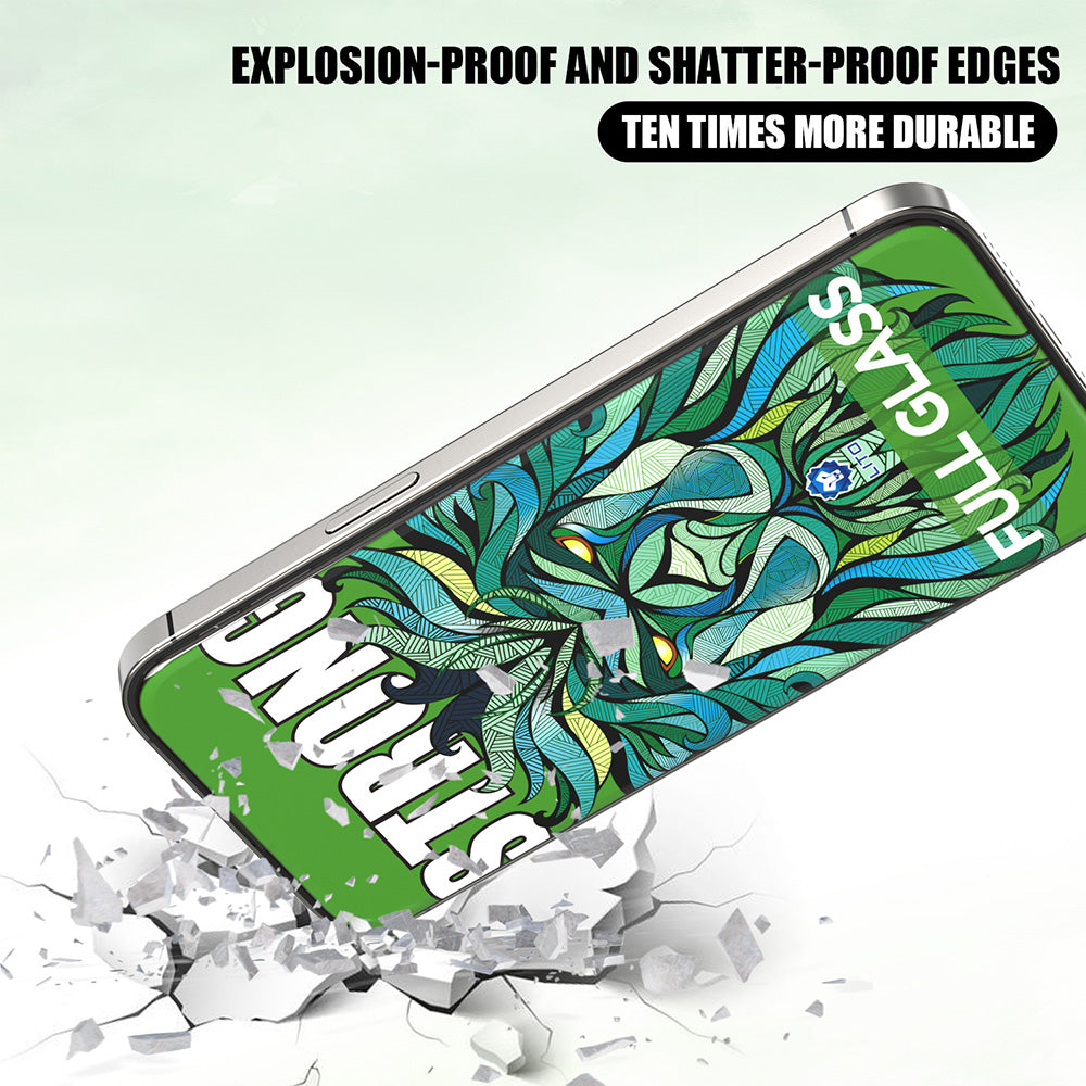 Lito D+ Max Strong Exterior Screen Protector Film for Apple iPhone Duo, Tempered Glass, Full Glue, Black
