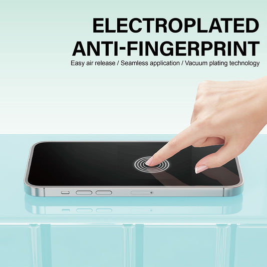 Skärmskydd Lito NB för Apple iPhone 17 Pro Max, Härdat Glas, Full Glue, Svart