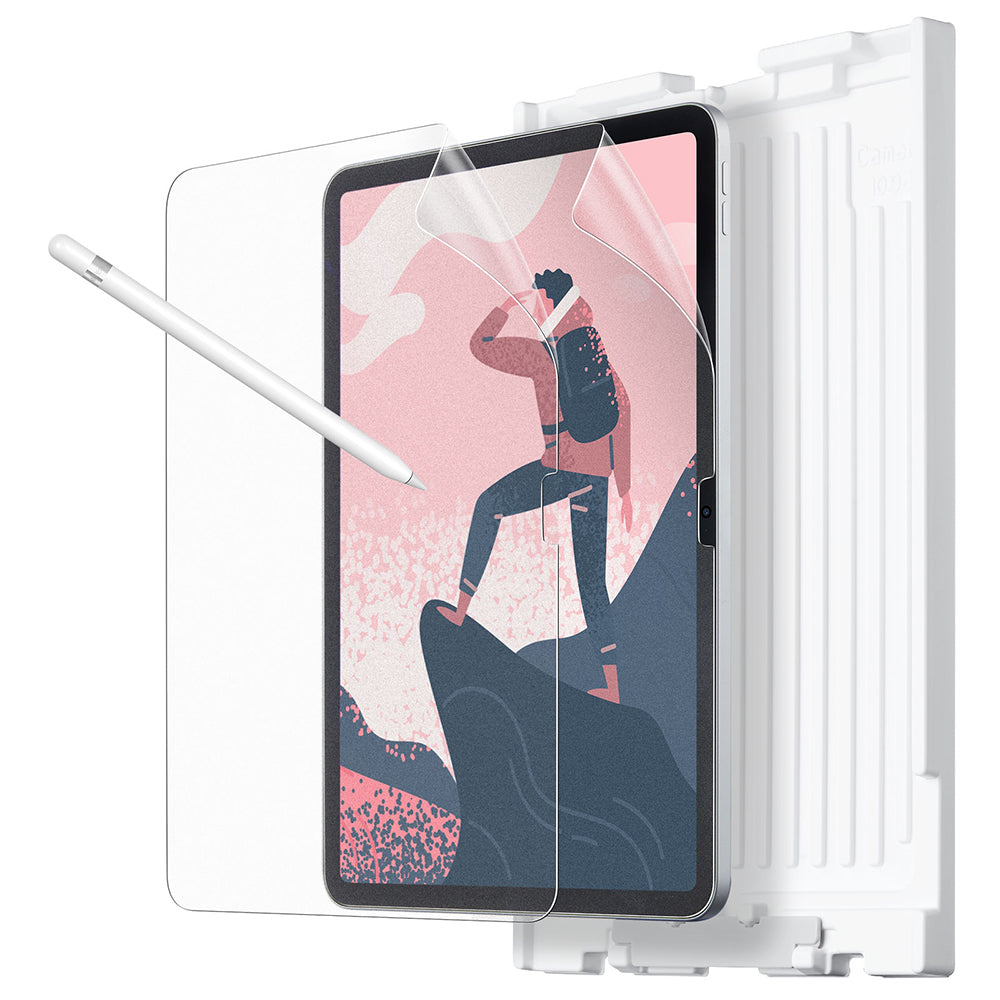 Skyddsfilm Matte ESR Paper Feel för Apple iPad (2025) / (2022), Plast, Set med 2 stycken