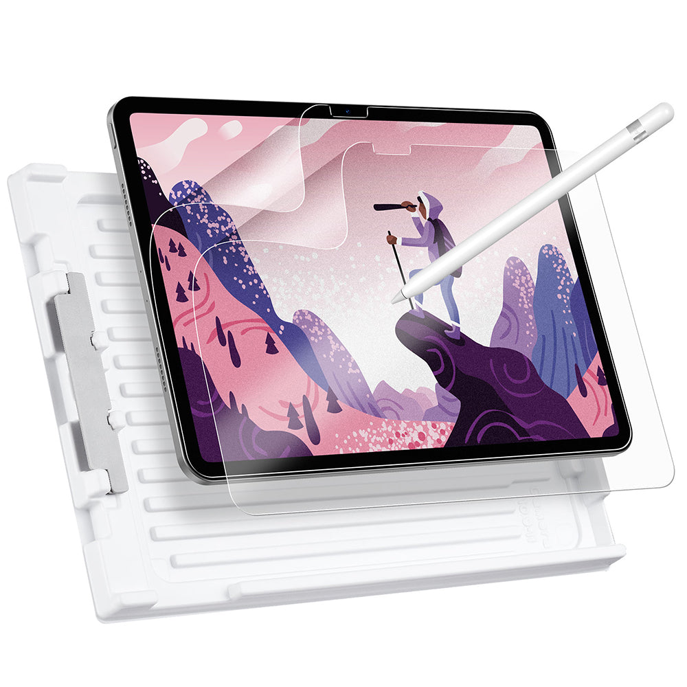 Skyddsfilm Matte ESR Paper Feel för Apple iPad (2025) / (2022), Plast, Set med 2 stycken