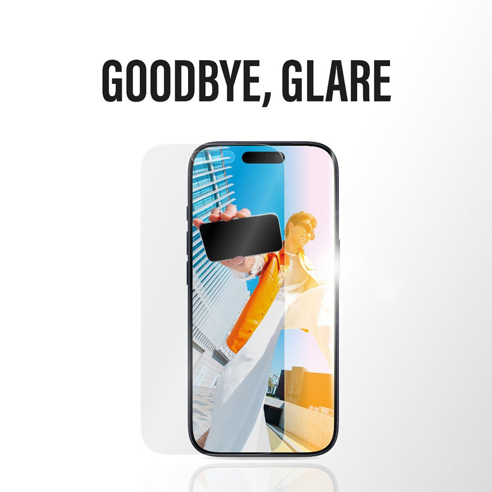Skärmskydd Matte PanzerGlass Armor EasyAligner för Apple iPhone 17 Pro, Härdat Glas, Full Lim