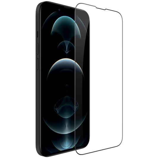 Nillkin CP+ Pro skärmskydd för Apple iPhone 17e / 16e / 14 / 13 Pro / 13, härdat glas, full limning, svart