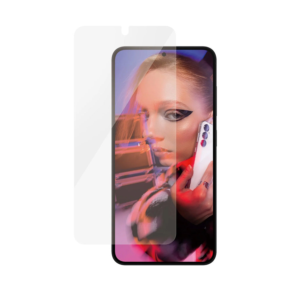 PanzerGlass Safe Screen Protector. Ultra-Wide Fit EasyAligner for Samsung Galaxy S24 S921, Tempered Glass, Full Glue