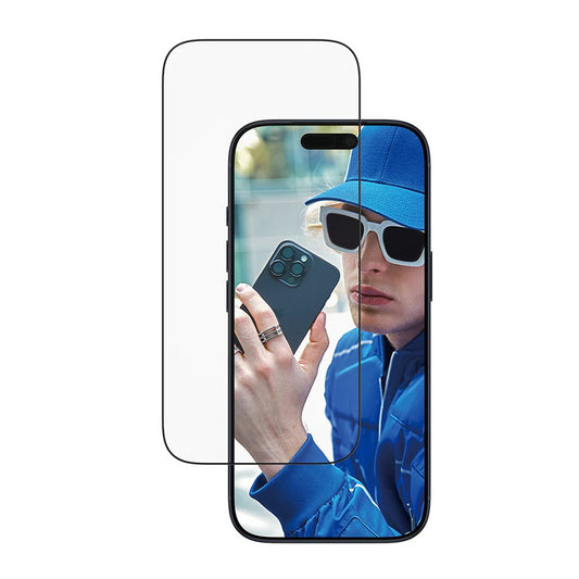 Skärmskydd PanzerGlass Ultra-Wide Fit EasyAligner för Apple iPhone 17 Pro, Härdat Glas, Full Lim, Svart