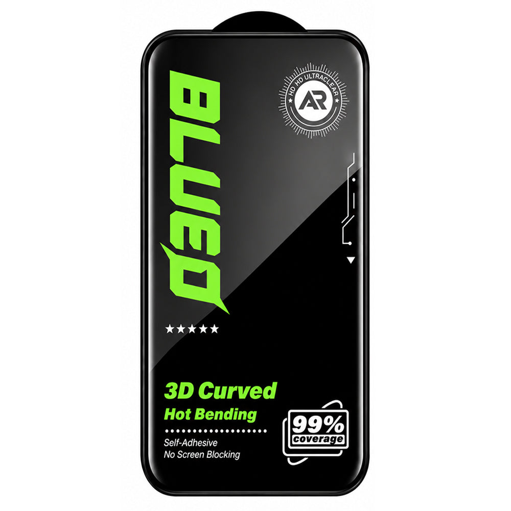 Blueo Anti Peep AR integritetsskyddande skärmskydd för Apple iPhone 18 Pro Max, härdat glas, helhäftande, 3D