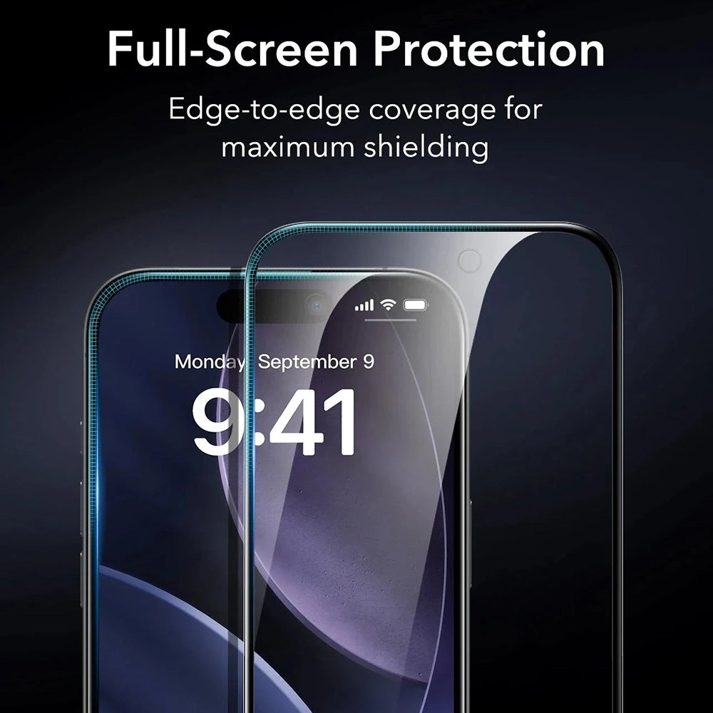 Skärmskydd Privacy ESR Armorite UltraFit för Apple iPhone 17 Air, Härdat Glas, Full Lim, Set om 3 stycken