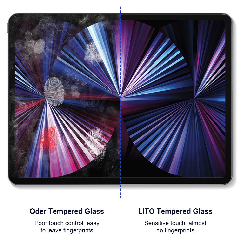 Privacy-skärmskydd Lito Classic för Apple iPad Air 11 (2026) / Air 11 (2025), Härdat glas, Full lim, 2.5D