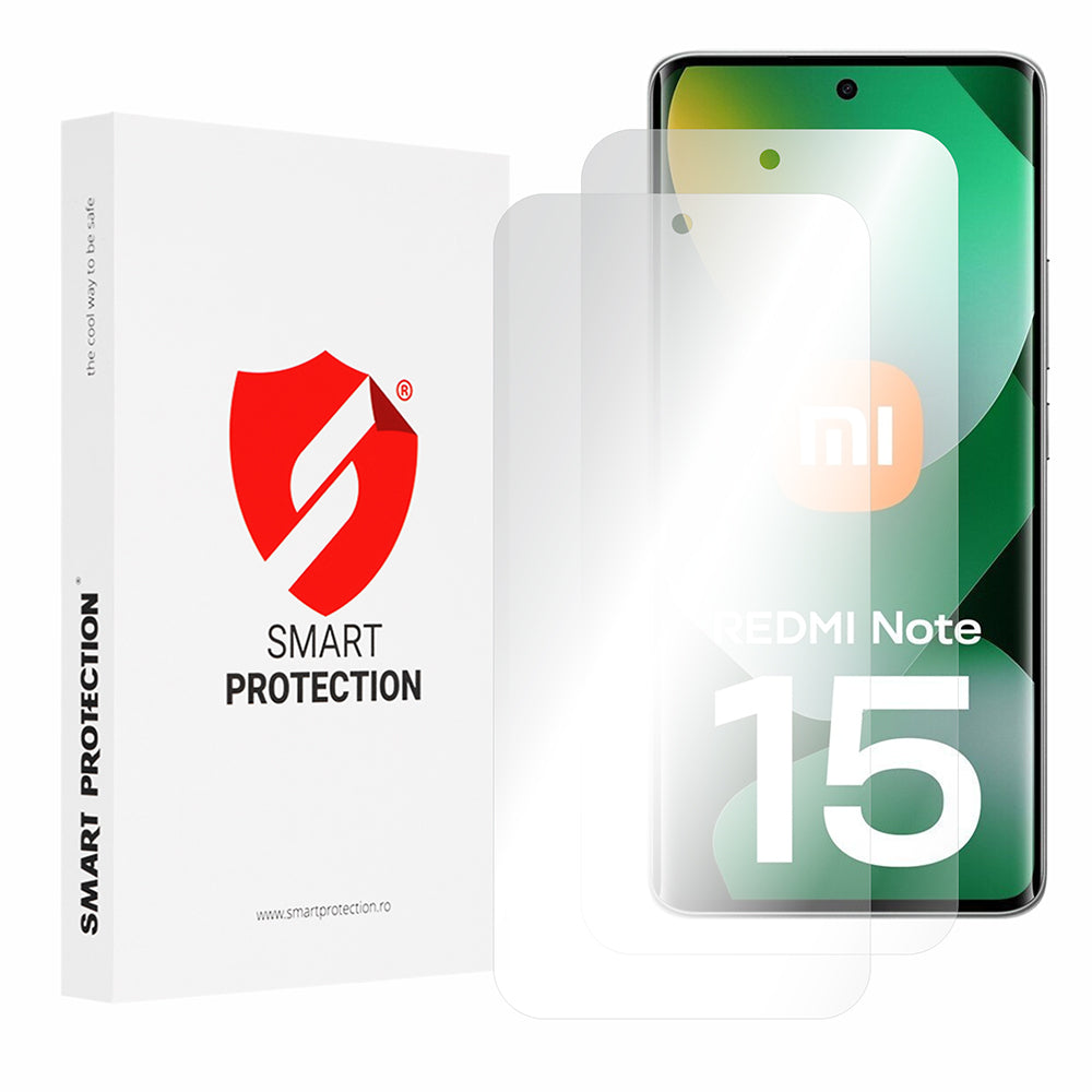 Skärmskydd Smart Protection Premium Classic för Xiaomi Redmi Note 15 4G, Plast, Set med 2 stycken