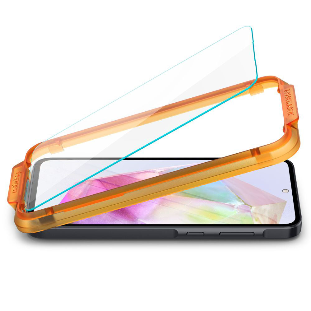 Skärmskydd Spigen GlastR Align Master för Samsung Galaxy M35 / A35 5G A356, Härdat Glas, Full Lim, Set med 2 stycken AGL07772