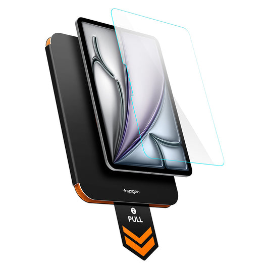 Skärmskydd Spigen GlastR Align Master T för Apple iPad Air 11 (2026) / Air 11 (2025), Härdat glas, Full lim AGL11701