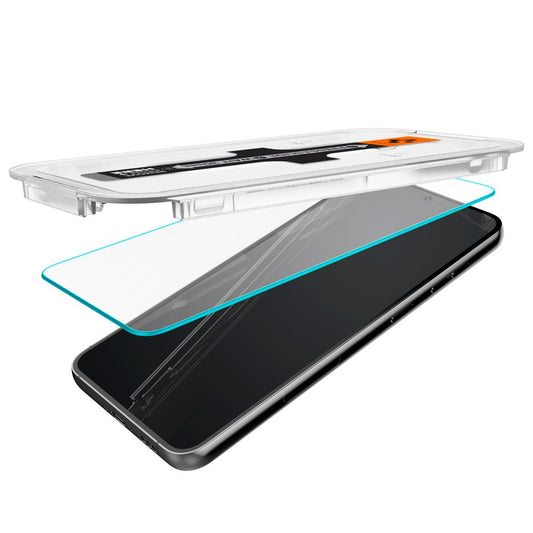 Skärmskydd Spigen GlastR EZ FIT för Samsung Galaxy S23 S911, Härdat Glas, Full Lim, Set med 2 stycken AGL05958