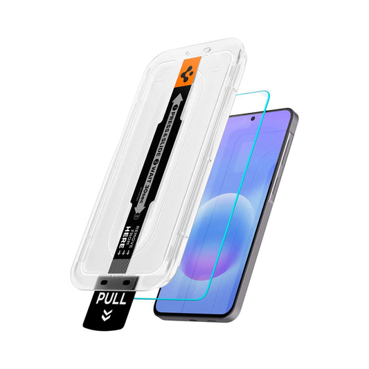 Skärmskydd Spigen GlastR EZ FIT Pro HD för Samsung Galaxy A57 5G, Härdat Glas, Full Lim, Set med 2 stycken AGL11397
