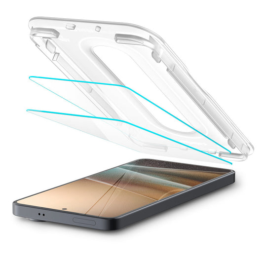 Skärmskydd Spigen GlastR EZ FIT Pro HD (Anti-Reflection) för Samsung Galaxy S26 Plus S947, Härdat Glas, Full Lim, Set med 2 stycken