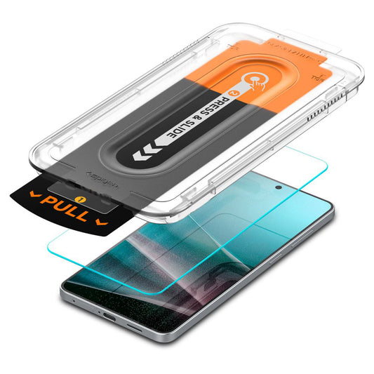 Skärmskydd Spigen GlastR EZ FIT Pro för Samsung Galaxy S25 Edge S937, Härdat Glas, Full Lim