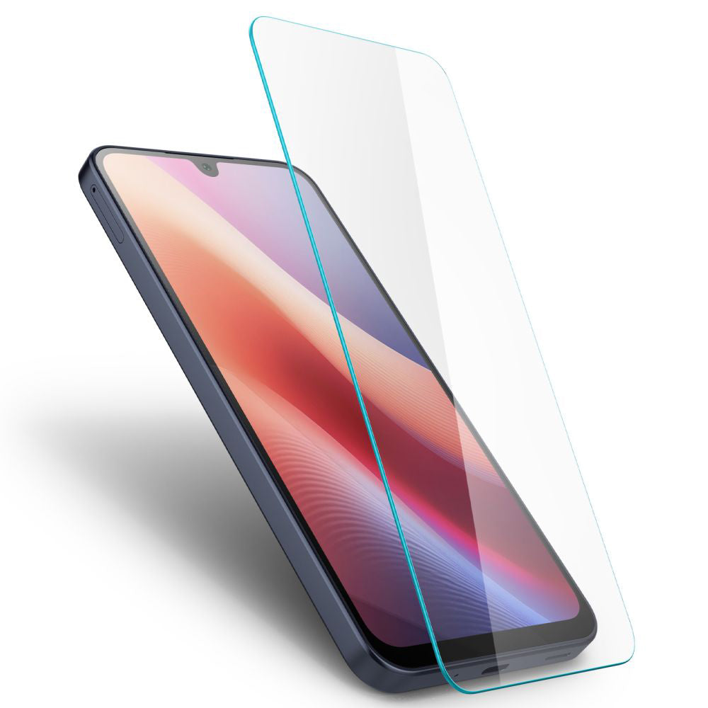 Skärmskydd Spigen GlastR Slim för Samsung Galaxy A26 A266 / A16 5G A166 / A16 4G A165, Härdat Glas, Full Lim, Set med 2 stycken