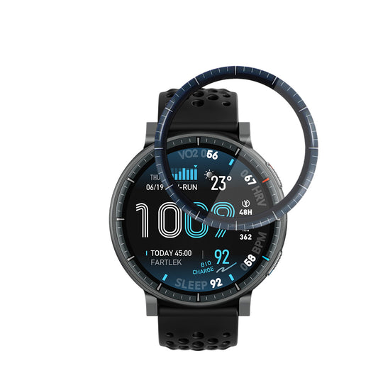 Skärmskydd Techsuit Nano Flex för Amazfit Active Max, Plast, Set med 2 stycken, Svart