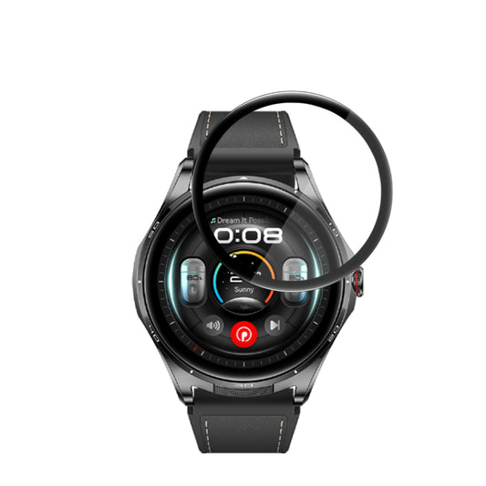 Skärmskydd Techsuit Nano Flex för Huawei Watch Buds 2, Plast, Set om 2 stycken, Svart