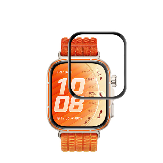 Skärmskydd Techsuit Nano Flex för Huawei Watch Fit 5 Pro, plast, set om 2 stycken, svart