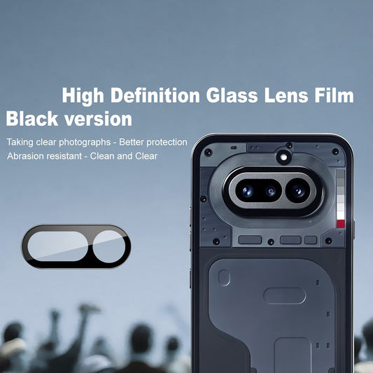 Skyddsfodral för bakre kamera Techsuit för Nothing Phone (4a), härdat glas, svart