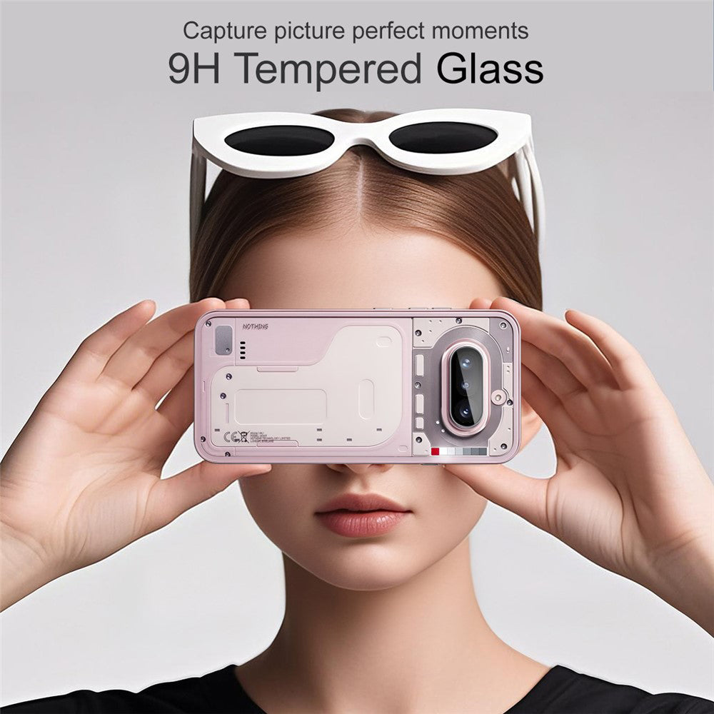 Techsuit Protective Film for Nothing Phone (4a), Tempered Glass, Black
