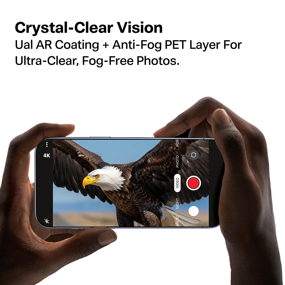 Torras Lensguard bakkameraskyddsfilm för Apple iPhone 17 Pro Max / 17 Pro, härdat glas, silver