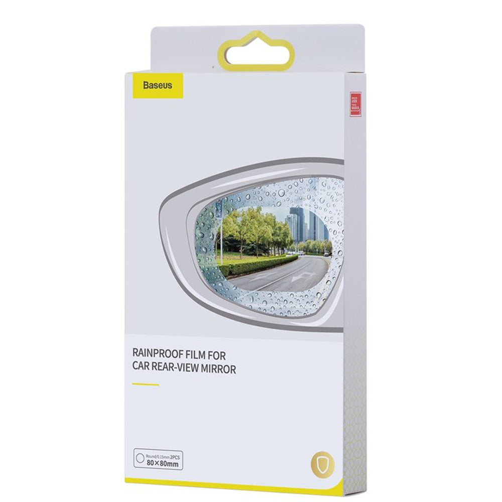 Baseus regnskyddsfilm för backspegel, 135mm x 95mm, Plast, Set om 2 stycken SGFY-C02