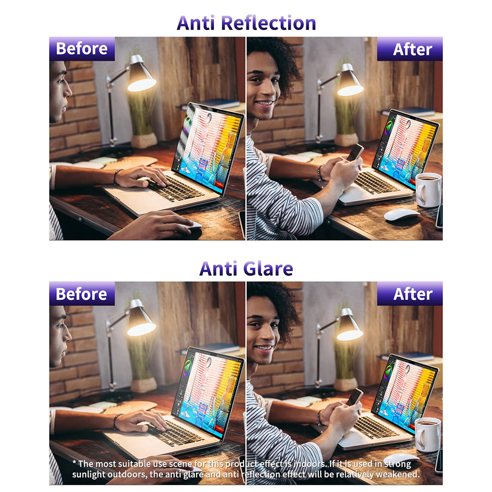 Skärmskydd Anti Blue Light Techsuit VisionProX för Laptop 15.6inch, Plast
