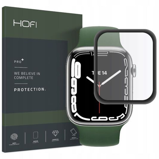 Skyddsfodral HOFI PRO+ för Apple Watch 45mm Series, plast, svart HOFI161BLK