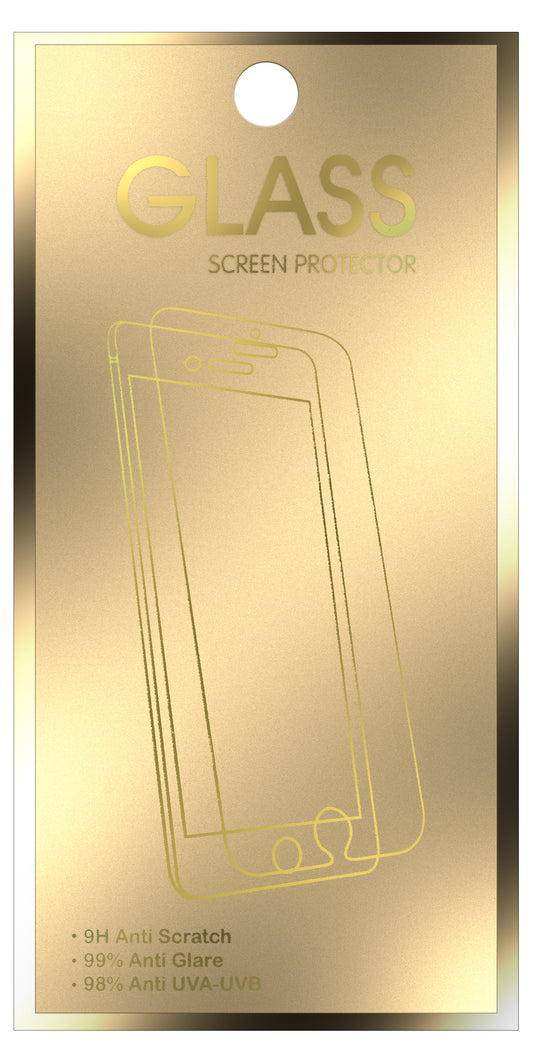 OEM Gold Edition skärmskydd för Samsung Galaxy A40 A405, härdat glas, full limning