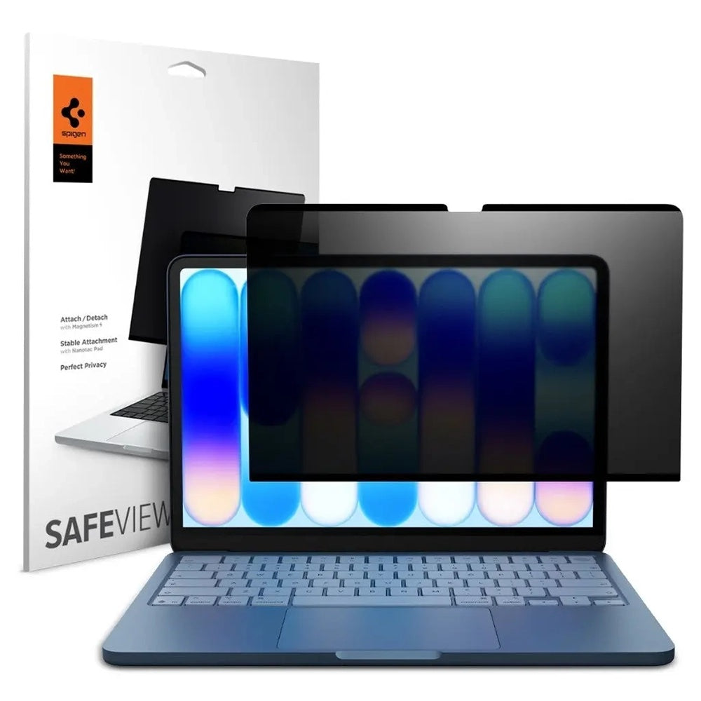 Integritetsskärmskydd Spigen Safe View Magnetic för Apple MacBook Neo 13 tum, plast AFL11670