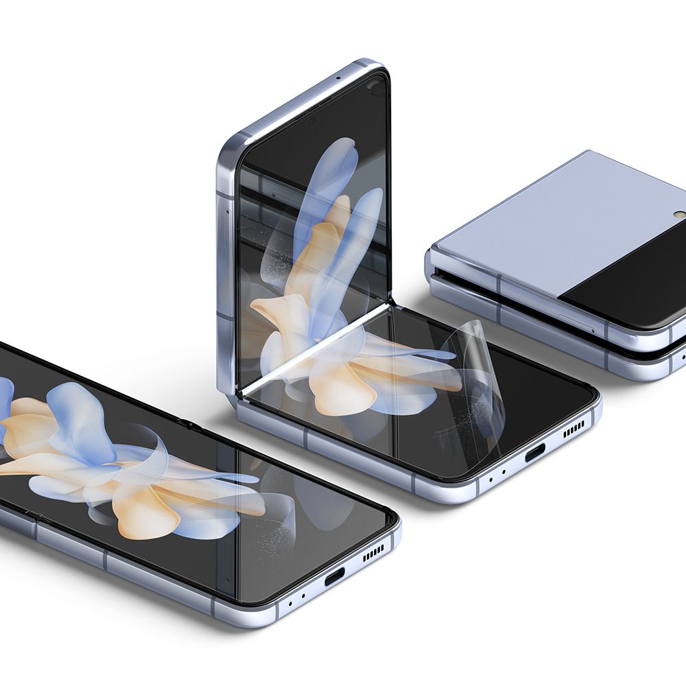 Skyddsfilm Ringke Dual Easy för Samsung Galaxy Z Flip4 F721, Plast, 2-pack