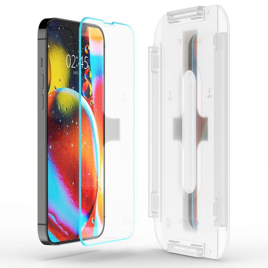 Skärmskydd Spigen EZ FIT för Apple iPhone 16e / 14 / 13 Pro / 13, Glas, Full Glue AGL03724