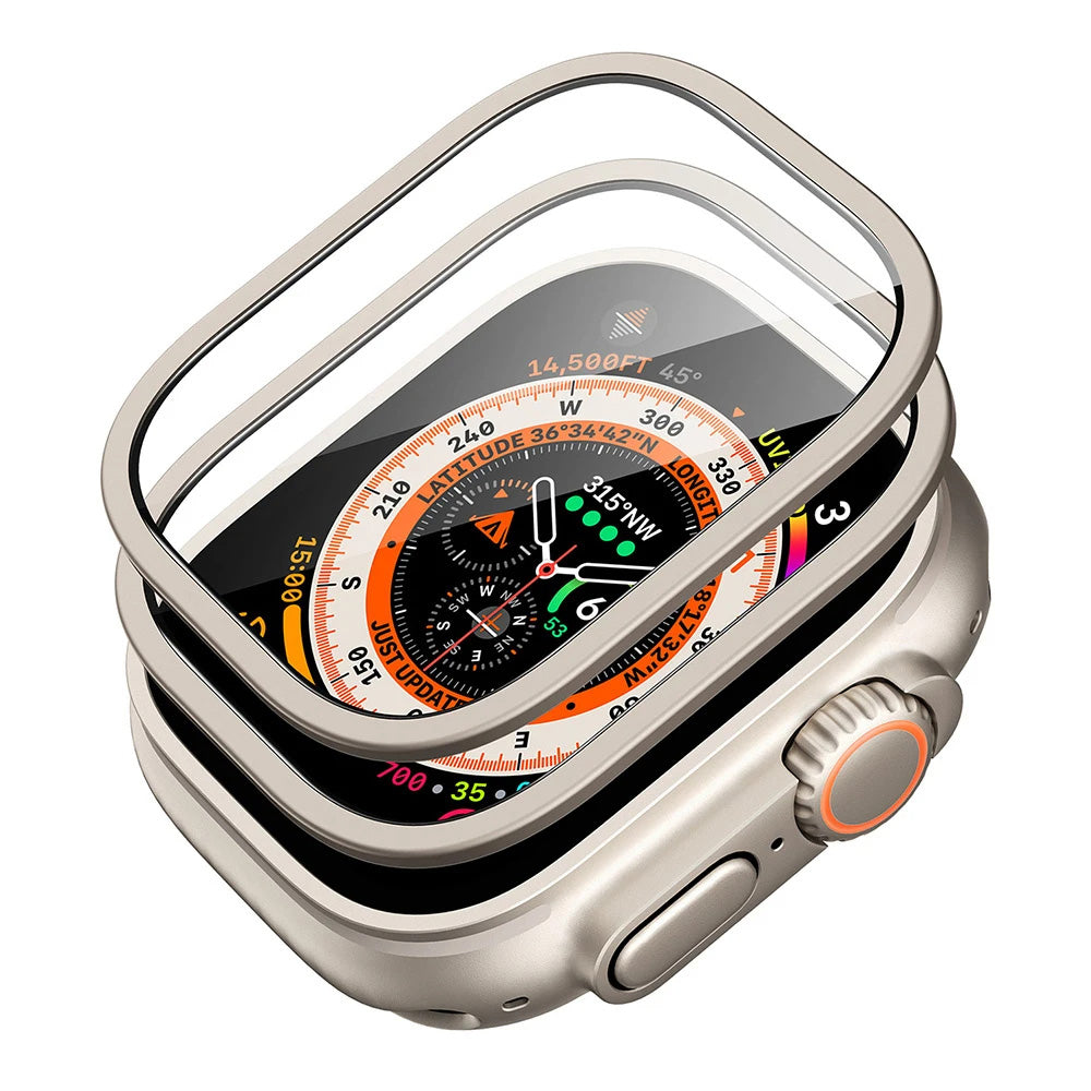 ESR Armorite skyddsfilm för Apple Watch Ultra Series, Set med 2 stycken, Härdat glas, Brons