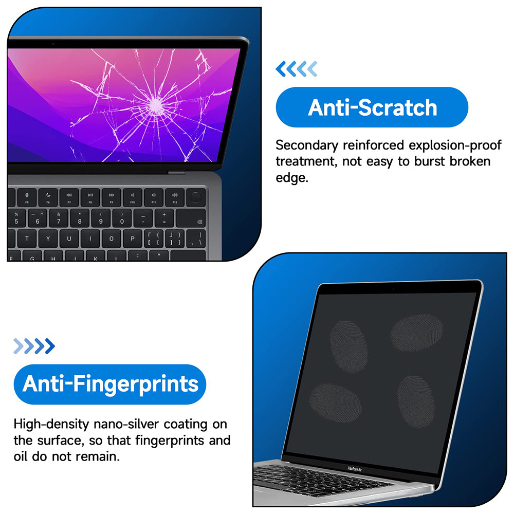 Matt skärmskyddsfilm Anti Blue Light Techsuit VisionProX för Apple MacBook Pro 13 tum (2022) / (2020) / (2019) / (2018) / (2016), Plast