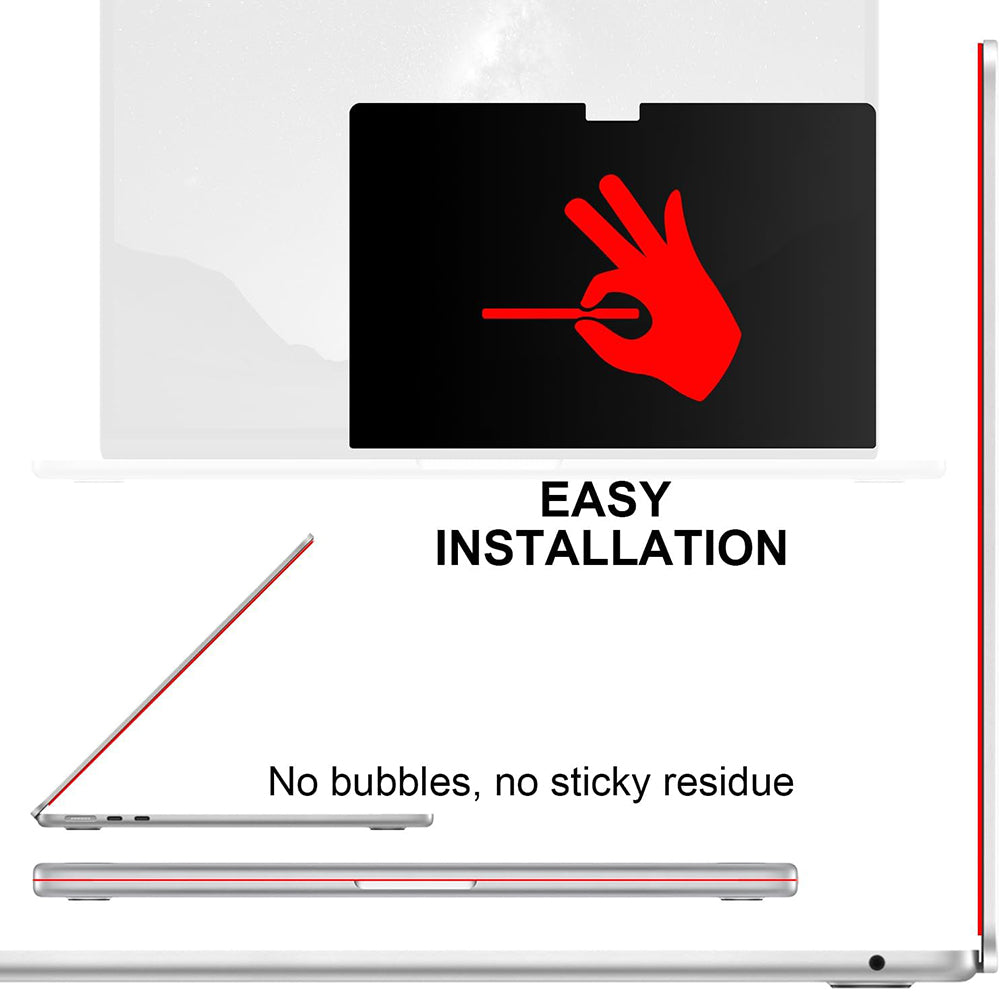Skärmskydd Privacy Techsuit VisionProX Magnetic för Apple MacBook Pro 14 tum (2024), Plast