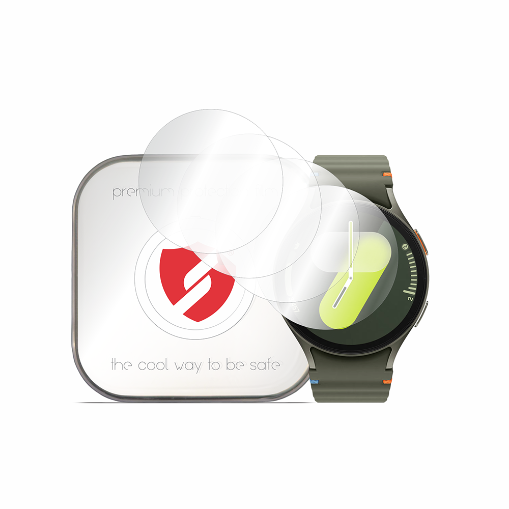 Smart Protection Premium Classic skyddsfilm för Samsung Galaxy Watch7 44mm, set om 4 stycken, plast