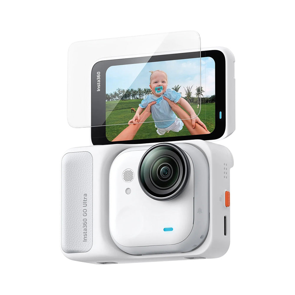 Skärmskydd Spigen GlastR Slim för Insta360 Go Ultra, Härdat Glas, Set med 2 stycken AGL11171