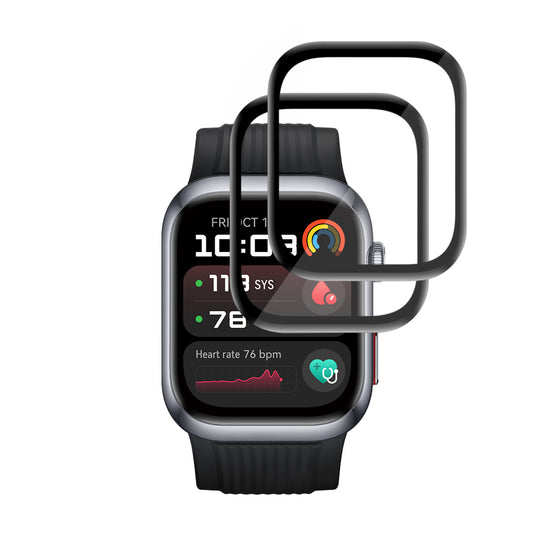 Skyddsfilm Techsuit Nano Flex för Huawei Watch D2, Set med 2 stycken, Plast, Svart
