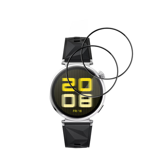 Skyddsfilm Techsuit Nano Flex för Huawei Watch GT 5 41mm, Set med 2 stycken, Plast, Svart