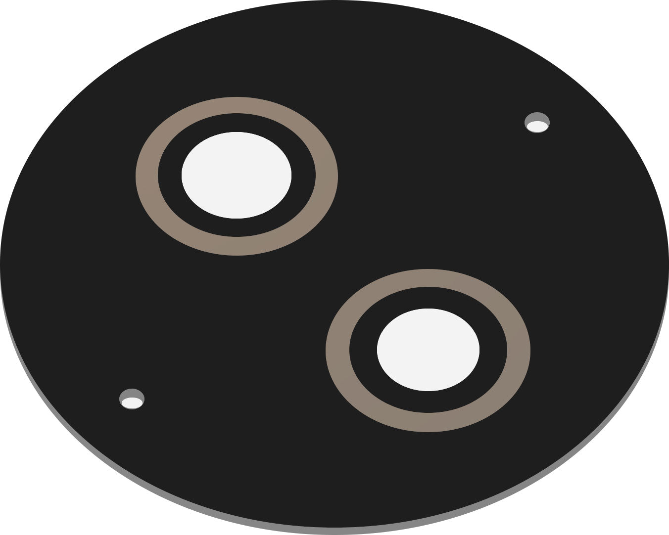 Bakkameraobjektiv för HMD 110 / Nokia 110 (2024), Svart