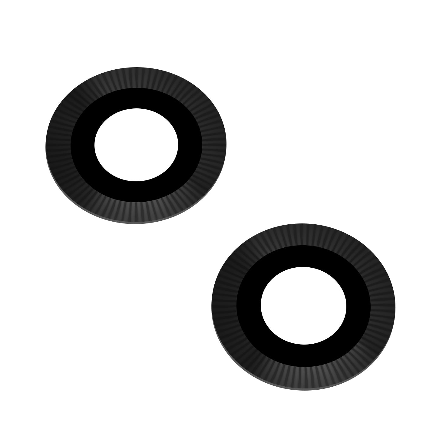 Bakre kameraglas Motorola Moto G84, Wide + UltraWide, Svart